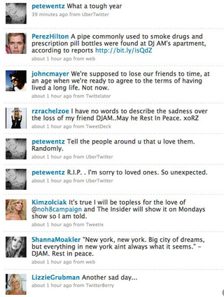 Illustration for article titled Celebrities And Kim Zolciak Mourn DJ AM On Twitter